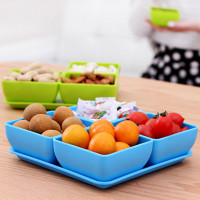 炫彩简约，收纳有序 红兔子客厅茶几果盘套装体验